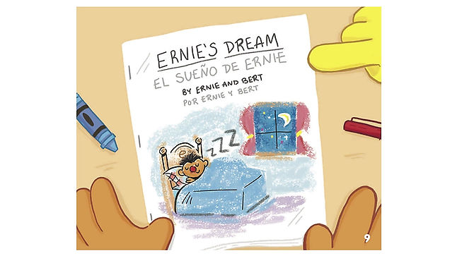 Storytime: Bert and Ernie's Book Buddies” anima a leer y escribir una historia juntos (principalmente en español